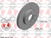 Disc frana ZIMMERMANN 200.2514.20