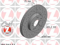 Disc frana ZIMMERMANN 280.3166.52