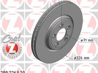 Disc frana ZIMMERMANN 290.2263.20