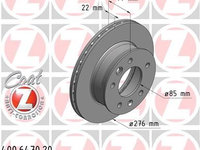 Disc frana ZIMMERMANN 400.6470.20