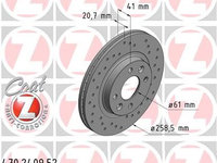 Disc frana ZIMMERMANN 470.2409.52