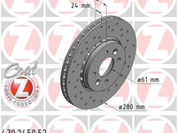 Disc frana ZIMMERMANN 470.2450.52