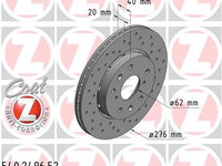 Disc frana ZIMMERMANN 540.2496.52