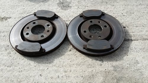 Discuri frana fata cu placute Peugeot 307 dou