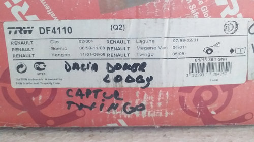 Discuri frana punte fata Disc frana punte fata original TRW DF4110 B340 Nr43 DF4110 Dacia Dokker [2012 - 2017]