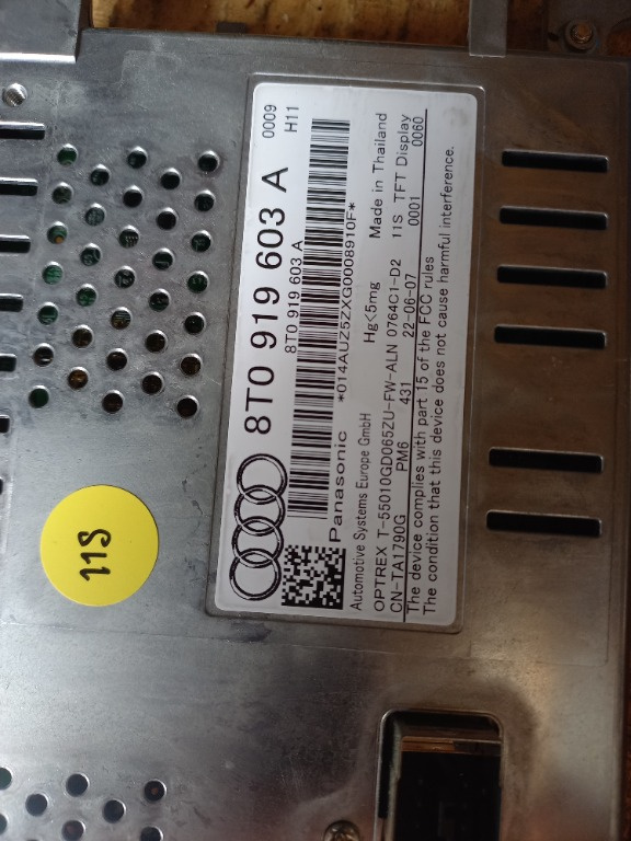 Display Audi A4 B8 cod: 8t0919603a A4 (8K2, B8) 2008-prezent
