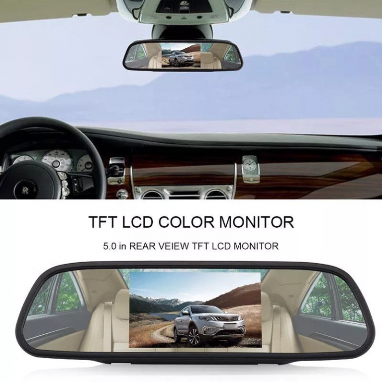 Display Auto LCD 5" D706-C Pe Oglin