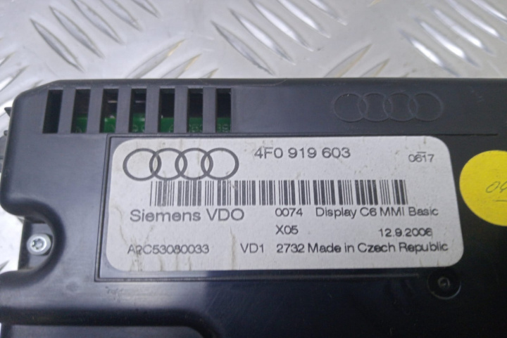 Display bord 4F0919603 Audi A6 4F/C6 [20