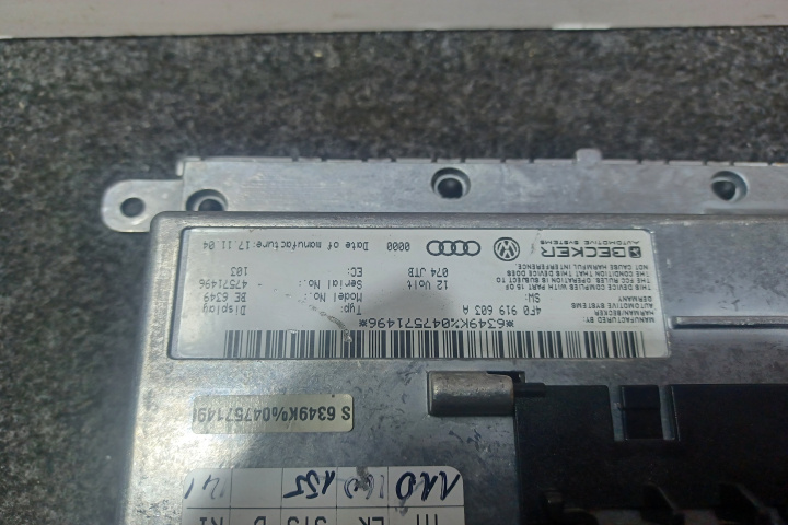 Display bord 4F0919603A Display ecran af