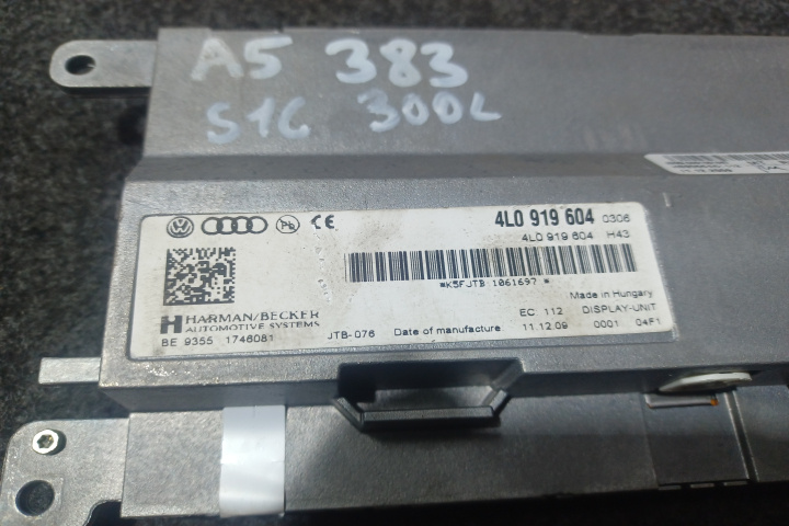Display bord 4L0919604 Display ecran afi