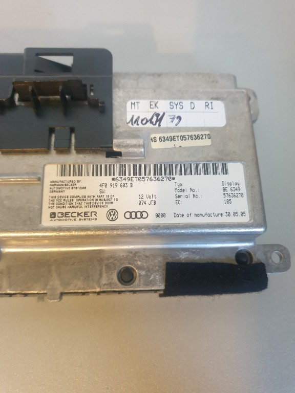 Display bord, Navigatie A6 Allroad (C6) 
