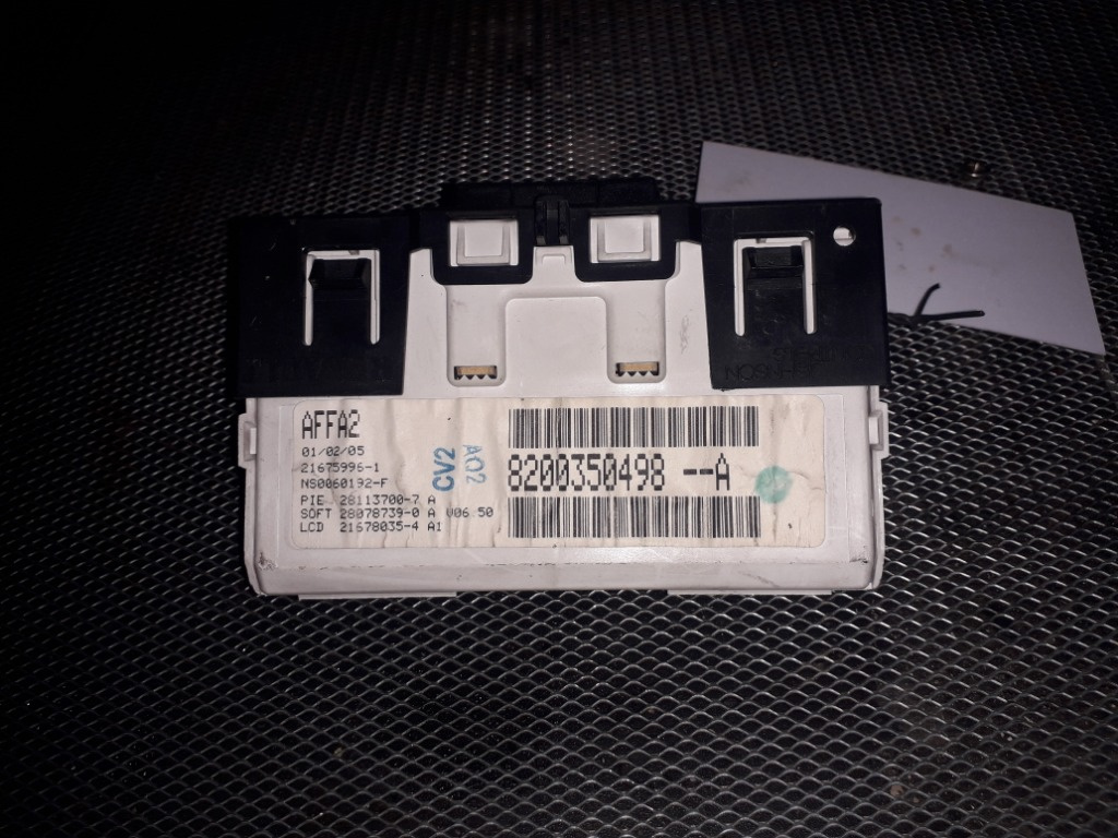 Display Bord Renault Megane 2, 1.5 dci 90Cp tip K9KD7 COD 8200350498A