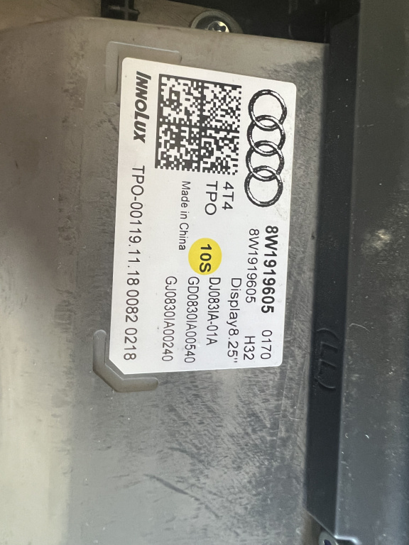 Display cod 8w1919605 Audi A4 B9 cod int