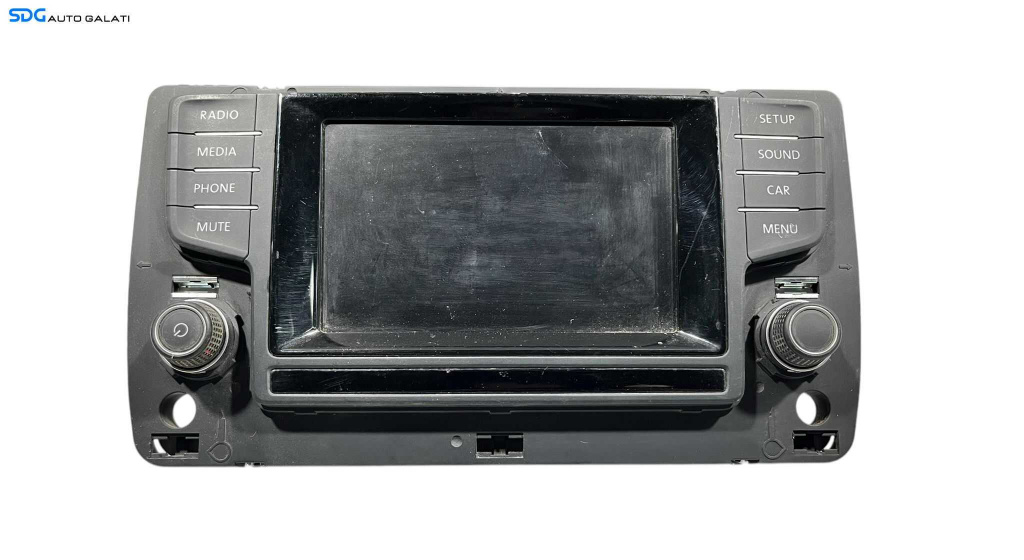 Display Ecran Tactil Touchscreen Radio CD Player Navigatie GPS Volkswagen Golf 7 2013 - 2017 Cod 5G0919605 [L5753]