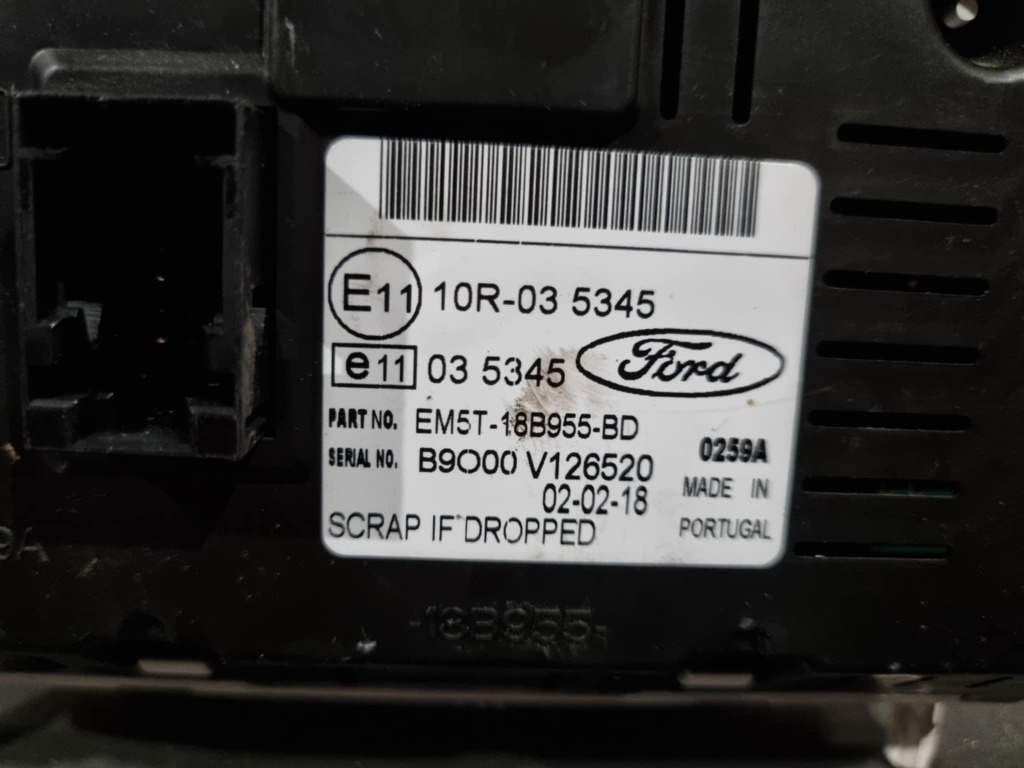 Display EM5T-18B955-BD Ford Transit Conn