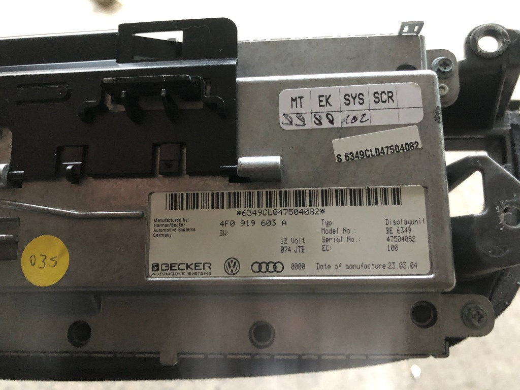 Display navigatie audi a6 c6 cod 4f0 919