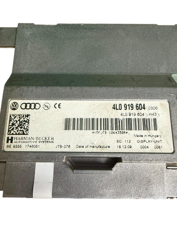 DISPLAY NAVIGATIE AUDI COD 4L0919604 ID1