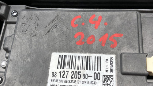 Display navigatie UK Citroen C4 Grand Picasso 2015, 9812720580