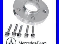 Distantiere Mercedes Spate 5 X 112 15mm + 5 Prezoane M12 sau M14 AL-131017-2