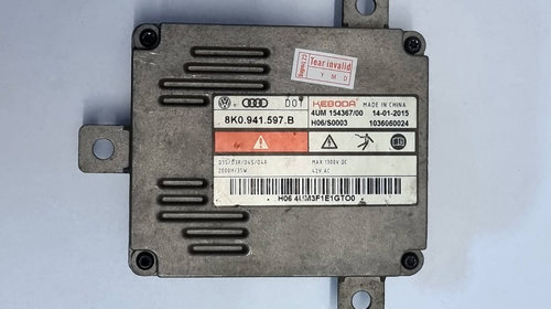 Droser Balast Xenon Keboda 35W 8K0 941 597 B VW Audi Porsche Seat Skoda