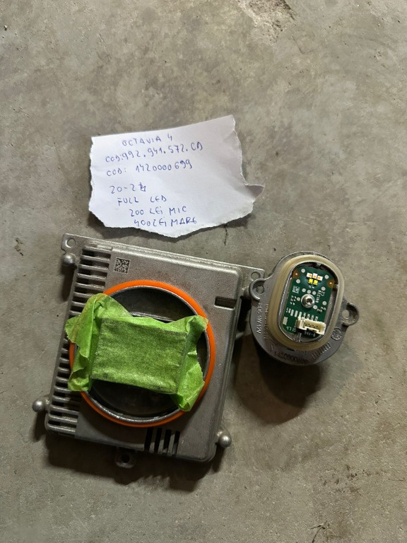 Droser / modul LED Skoda Octavia 4 2020/2021/2022/2023/2024 cod 991.941.572.CD