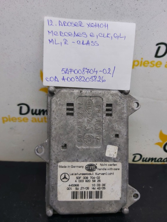 Droser xenon MERCEDES E,CLK,GL,ML,R-CLAS