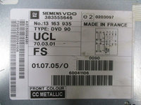 DVD 90 Navi cu Cid Opel Zafira B metalic 13163935, 93183843,93183842, ident: FS; 13111166, Ident: KS