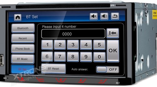 Dvd Auto 2 DIN Navigatie GPS Bluetooth USB SD FM RDS