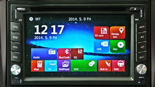 DVD AUTO 2DIN NAVIGATIE GPS CAR KIT USB JVJ D