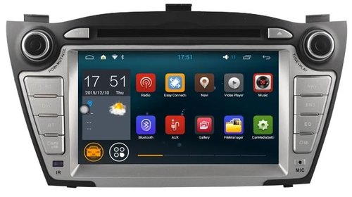 DVD AUTO Navigatie Cu Android Hyundai IX35 QUAD CORE INTERNET NAVD-A547