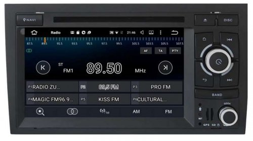 Dvd Gps Auto Navigatie Android Dedicata AUDI A4 B6 B7 SEAT EXEO CARKIT USB NAVD-P050