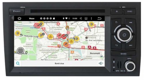 Dvd Gps Auto Navigatie Android Dedicata AUDI A4 B6 B7 SEAT EXEO CARKIT USB NAVD-P050