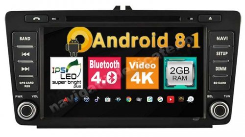 Dvd Gps Auto Navigatie Dedicata Android Skoda