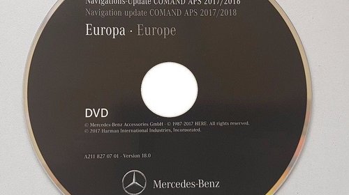 Dvd Navigatie Mercedes Ntg 1 Harta Cl Cls E S