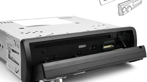 Dvd Player Auto 1DIN Universal Ecran 3'' Fata Detasabila USB SD DIVX 2 Iesiri Video Model P-300