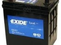 Eb357 exide excell 35ah cu + pe stanga si borne inguste