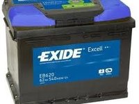 Eb620 baterie exide excell 62ah