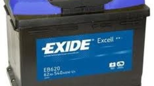 Eb620 baterie exide excell 62ah