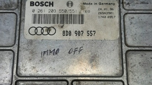 ECU Audi Volkswagen 1.8T 8D0 907 557 8D0907557 cu IMMO OFF 0 261 203 550/551 0261203550/551