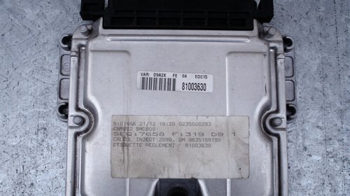 Ecu bosch peugeot 406 2 0 hdi cod 9635158180 