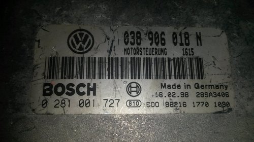 ECU Calculator 0281001727 motor VW Passat 1.9TDI