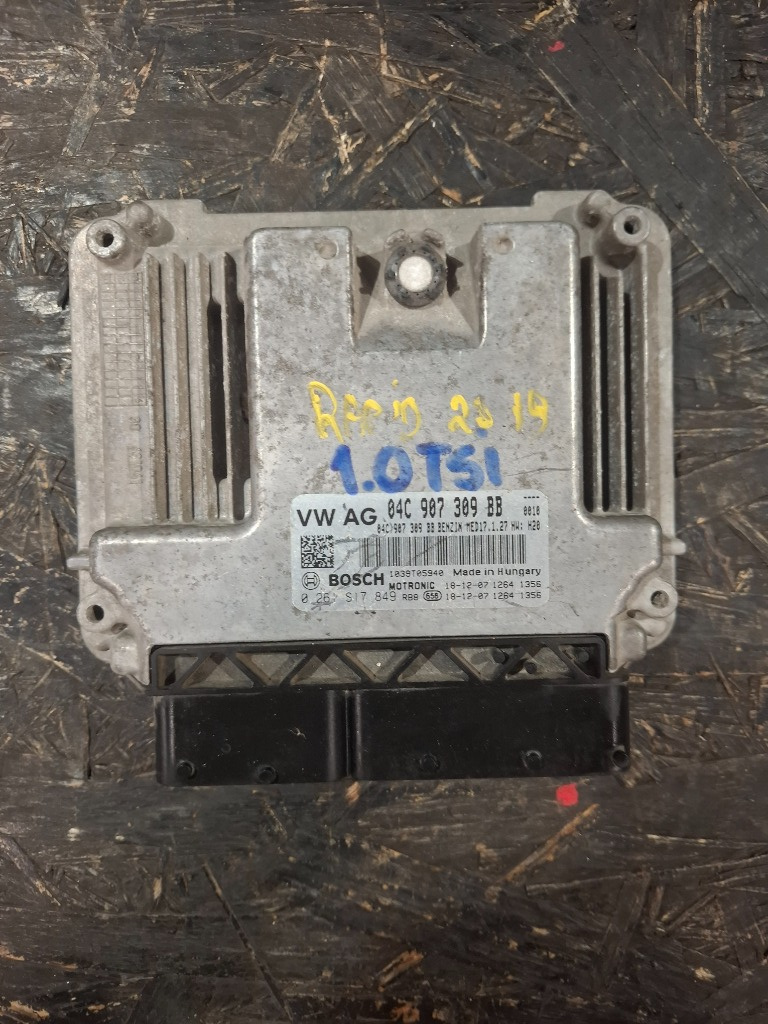 ECU Calculator motor 1.0TSI Skoda Volkswagen Seat 04C 907309BB - imagine 1