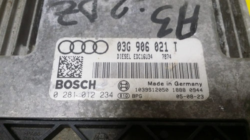 ECU Calculator Motor Audi A3 2.0 TDI, 0281012