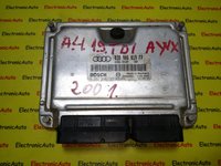 ECU Calculator motor AUDI A4 1.9 tdI 0281010729, 038906019FP,