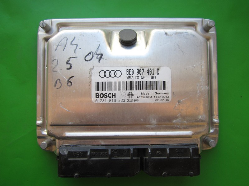 ECU Calculator motor Audi A4 2.5 tdi 8E0907401D 02
