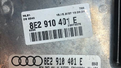 ECU Calculator motor Audi A4 2.7TDI 8E2910401E EDC16CP34