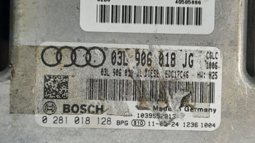 ECU Calculator motor Audi A4, A5 2.0 TDi, 03L906018JG 0281018128