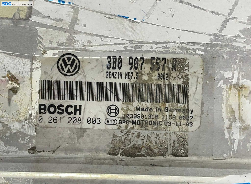 ECU Calculator Motor Audi A4 B6 2.0 ALT 