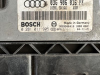 ECU calculator motor Audi cod 03G 906 016 FF / 0 281 011 905