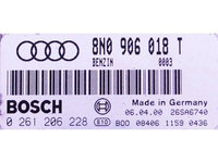 ECU Calculator motor Audi TT 1.8 8N0906018T 0261206228 ME7.5 AMU {